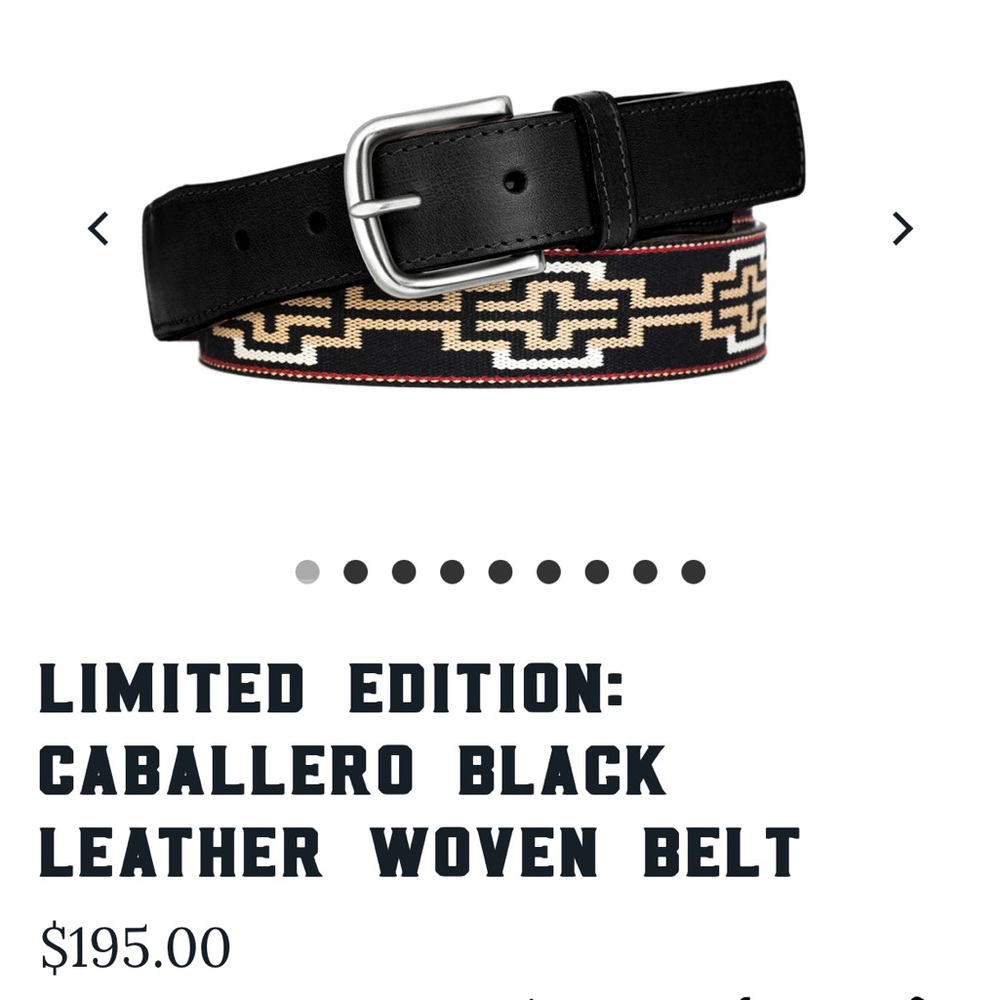 NEW La Matera Belt 36”